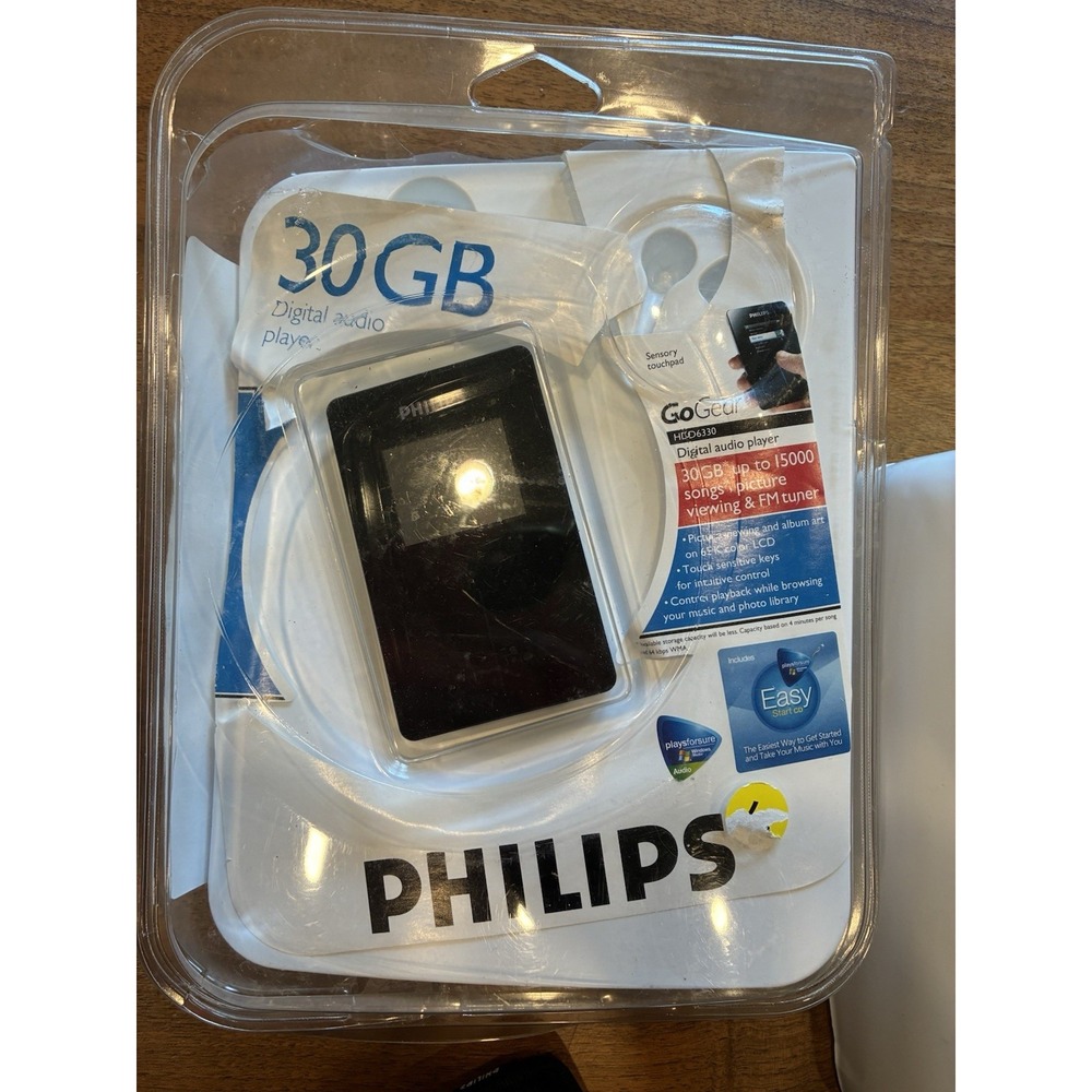 Philips Digital Audio Player 30GB/Go Black MP3 Player